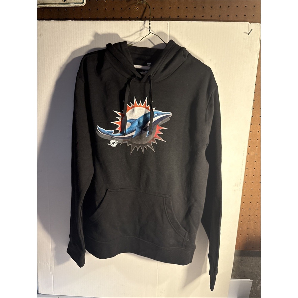 Jaylen Waddle Fantics Men's Medium Dolphins Hoodie Name & Number Back Rare NWOT